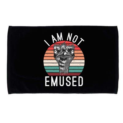 I am not Emused funny Bird Lover Emu Microfiber Hand Towel