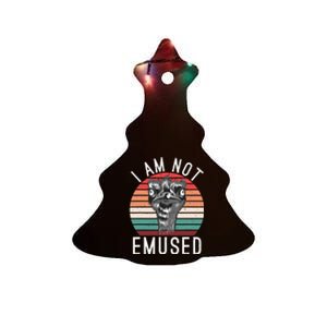 I am not Emused funny Bird Lover Emu Ceramic Tree Ornament