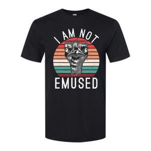 I am not Emused funny Bird Lover Emu Softstyle CVC T-Shirt