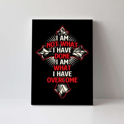 I Am Not What I Have Done Religious Jesus Christian Faith Canvas