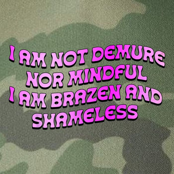 I Am Not Demure Nor Mindful I Am Brazen And Shameless Legacy Tie Dye Trucker Hat