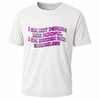 I Am Not Demure Nor Mindful I Am Brazen And Shameless Performance Shirt