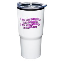 I Am Not Demure Nor Mindful I Am Brazen And Shameless Tumbler