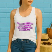 I Am Not Demure Nor Mindful I Am Brazen And Shameless Womens Tank Top
