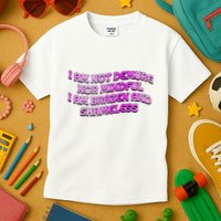 I Am Not Demure Nor Mindful I Am Brazen And Shameless Kids T-Shirt