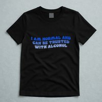 I Am Normal And Can Be Trusted With Alcohol T-Shirt