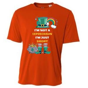 I Am Not A Leprecahun I Am Just Short Funny St Patrick's Gift Cooling Performance Crew T-Shirt