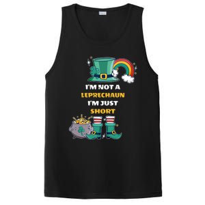 I Am Not A Leprecahun I Am Just Short Funny St Patrick's Gift PosiCharge Competitor Tank