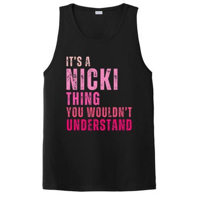 Its A Nicki Thing You Wouldnt Understand Nicki PosiCharge Competitor Tank