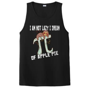 I Am Not Lazy I Dream Of Apple Pie Pi Day Sloth Gift PosiCharge Competitor Tank