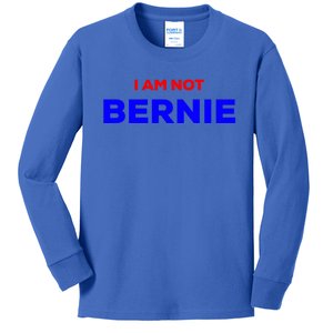 I Am Not Bernie Great Gift Not Your Buttercup Grandpa Look Alike Cool Gift Kids Long Sleeve Shirt