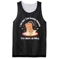 I Am Not The Bigger Person I’Ll Heal In Hell Mesh Reversible Basketball Jersey Tank