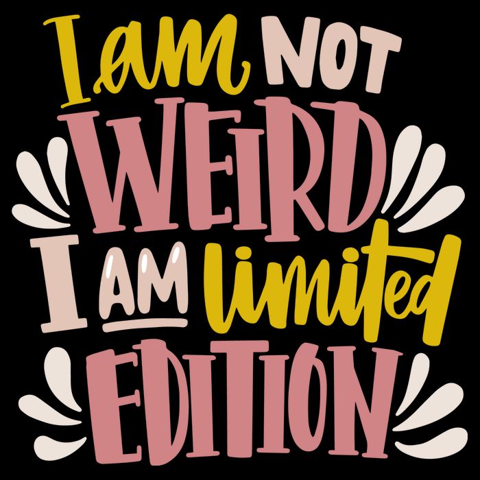 I Am Not Weird I Am Limited Edition Apron