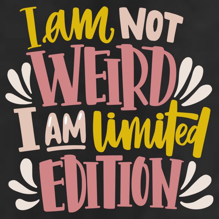 I Am Not Weird I Am Limited Edition Golf Towel