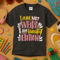 I Am Not Weird I Am Limited Edition Kids T-Shirt