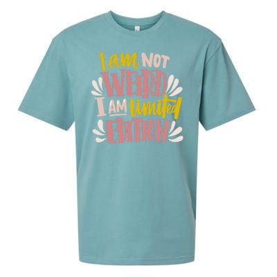 I Am Not Weird I Am Limited Edition Sueded Cloud Jersey T-Shirt