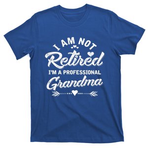 I Am Not Retired I'm A Professional Grandma Gift T-Shirt