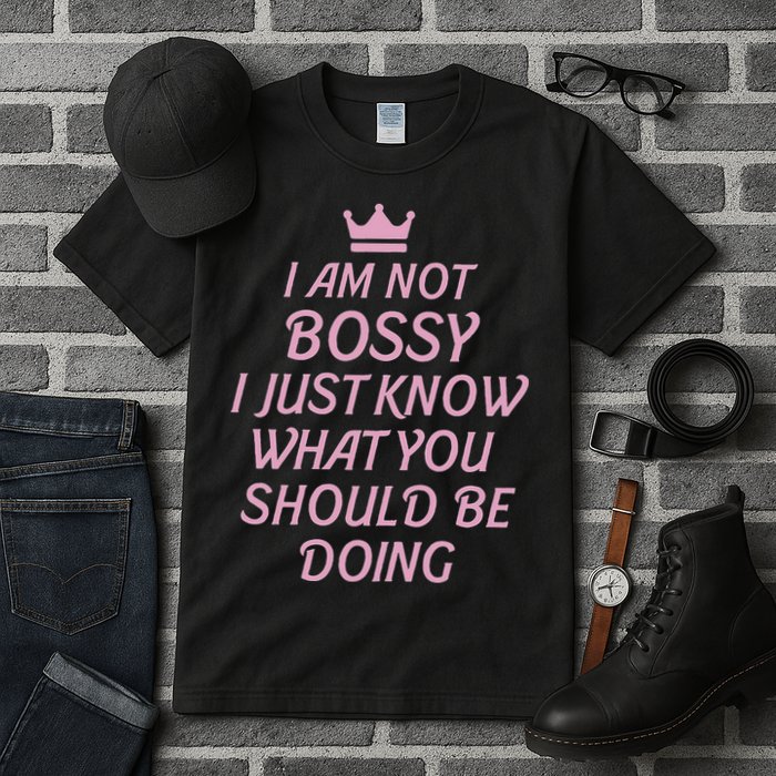 I Am Not Bossy I Just Know What You Should Be Doing Queen Tall T-Shirt