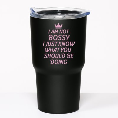 I Am Not Bossy I Just Know What You Should Be Doing Queen Tumbler