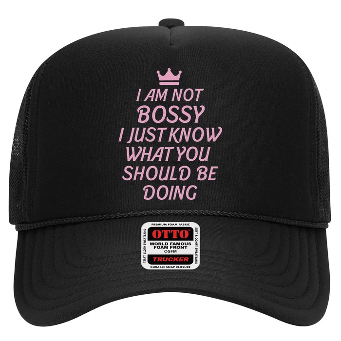 I Am Not Bossy I Just Know What You Should Be Doing Queen Hat