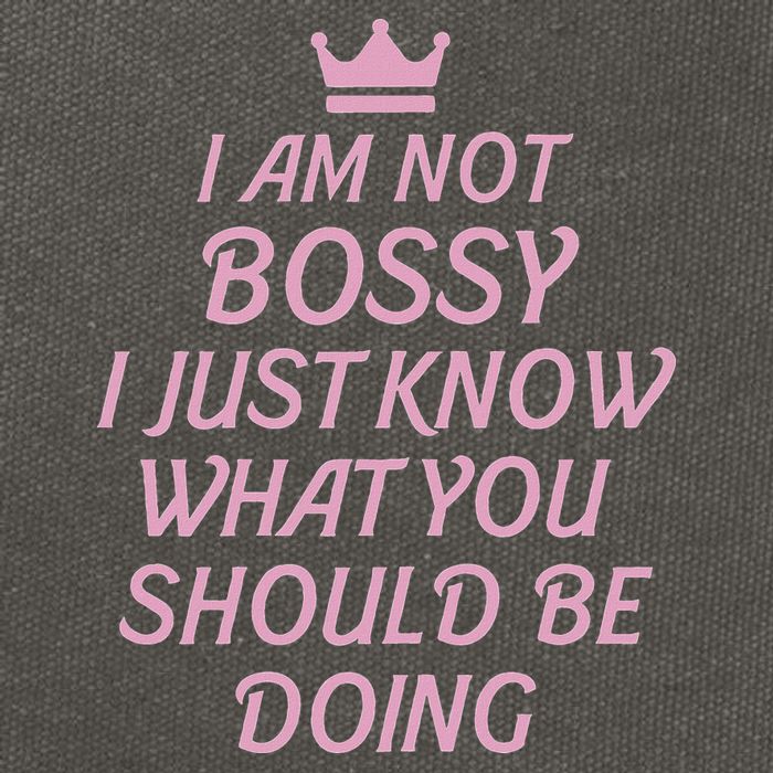 I Am Not Bossy I Just Know What You Should Be Doing Queen Cotton Canvas Backpack
