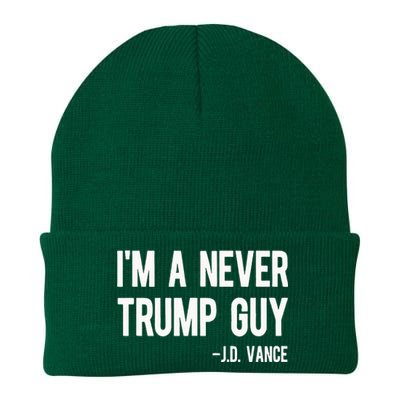 IM A Never Trump Guy J.D. Vance Anti Trump Vance 2024 Knit Cap Winter Beanie