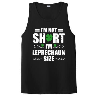 I Am Not Short I Am Leprechaun Size I'm Leprechaun Size Gift PosiCharge Competitor Tank