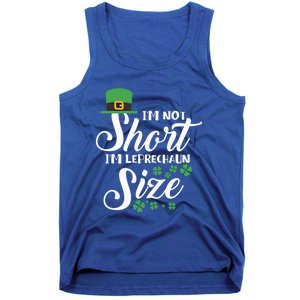 I Am Not Short I Am Leprechaun Size Gift Tank Top