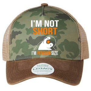 I Am Not Short I Am Penguin Size 98 Gift Legacy Tie Dye Trucker Hat