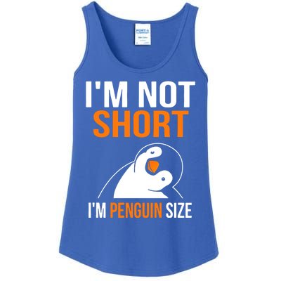 I Am Not Short I Am Penguin Size 98 Gift Ladies Essential Tank