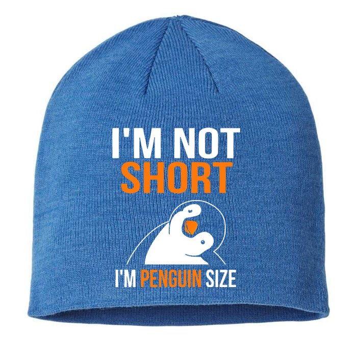 I Am Not Short I Am Penguin Size 98 Gift Sustainable Beanie