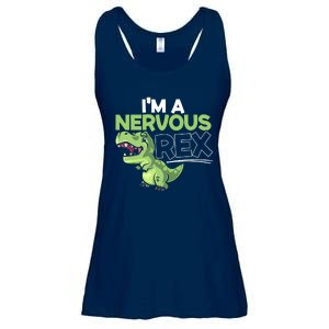 I'm A Nervous Rex Dinosaur Lover Future Paleontologist Ladies Essential Flowy Tank