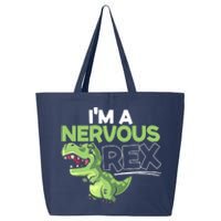 I'm A Nervous Rex Dinosaur Lover Future Paleontologist 25L Jumbo Tote