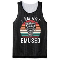 I Am Not Emused Funny bird lover Emu Pun Mesh Reversible Basketball Jersey Tank