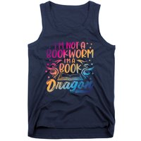 I Am Not A Bookworm I Am A Book Dragon Funny Books Lover Quotes Tank Top