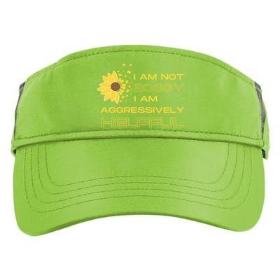 I Am Not Bossy I Am Aggressively Helpful I Am The Boss Gift Adult Drive Performance Visor