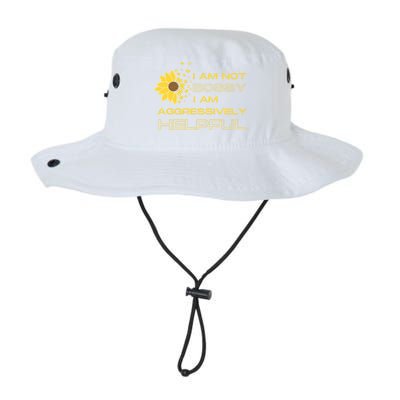 I Am Not Bossy I Am Aggressively Helpful I Am The Boss Gift Legacy Cool Fit Booney Bucket Hat