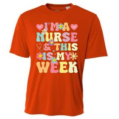 IM A Nurse And This Is My Week Cute Happy Nurse Week 2024 Cooling Performance Crew T-Shirt