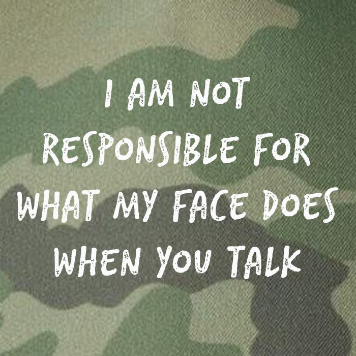 I Am Not Responsible For What My Face Does When You Talk Legacy Tie Dye Trucker Hat