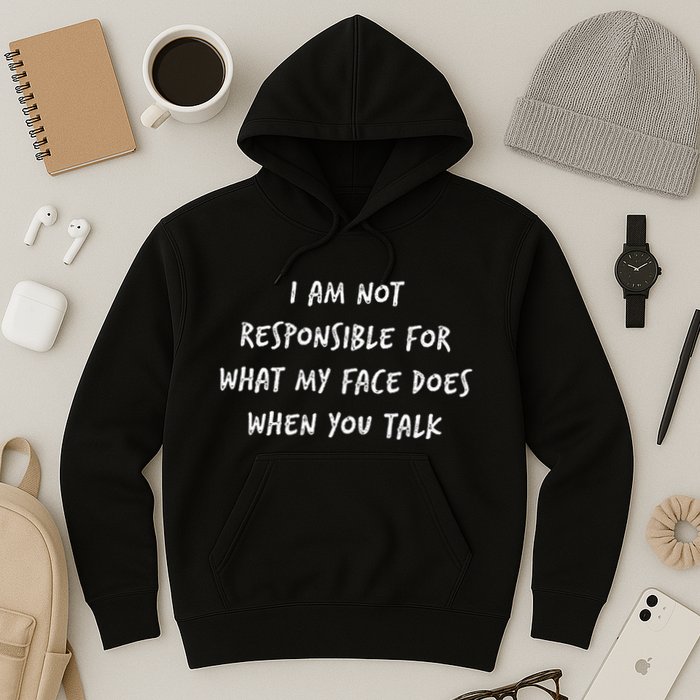 I Am Not Responsible For What My Face Does When You Talk Hoodie