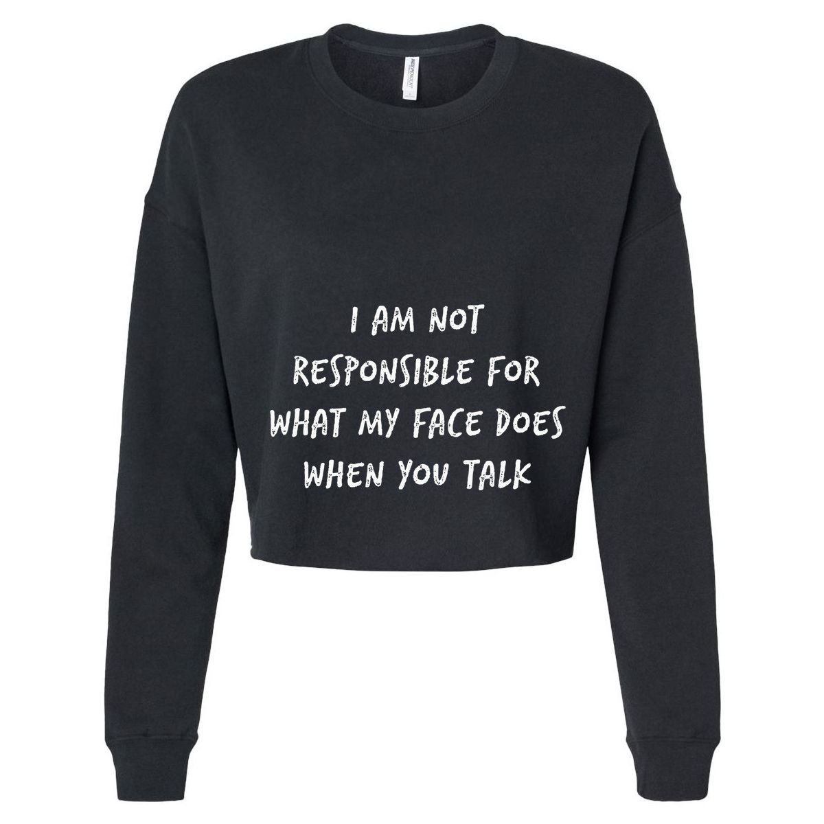 I Am Not Responsible For What My Face Does When You Talk Mesh Reversible Basketball Jersey Tank
