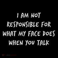 I Am Not Responsible For What My Face Does When You Talk Sustainable Knit Beanie