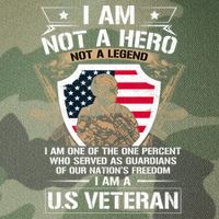 I Am Not A Hero Not A Legend I Am A Us Veteran Usa Military Legacy Tie Dye Trucker Hat