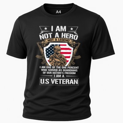 I Am Not A Hero Not A Legend I Am A Us Veteran Usa Military Performance Shirt
