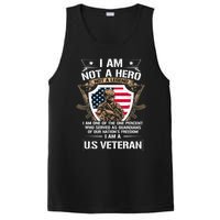 I Am Not A Hero Not A Legend I Am A Us Veteran Usa Military PosiCharge Competitor Tank