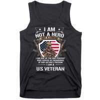 I Am Not A Hero Not A Legend I Am A Us Veteran Usa Military Tank Top