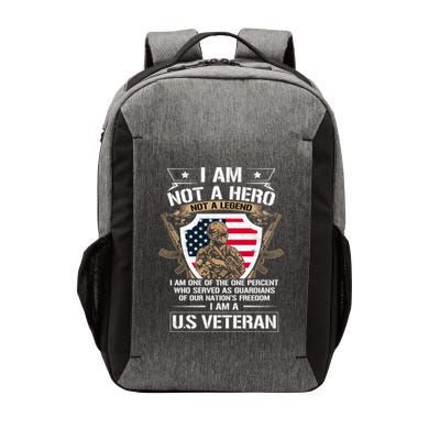 I Am Not A Hero Not A Legend I Am A Us Veteran Usa Military Vector Backpack