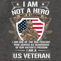 I Am Not A Hero Not A Legend I Am A Us Veteran Usa Military Vector Backpack