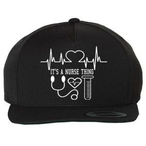 Its A Nurse Thing Funny Nursing Cute Gift Wool Snapback Cap