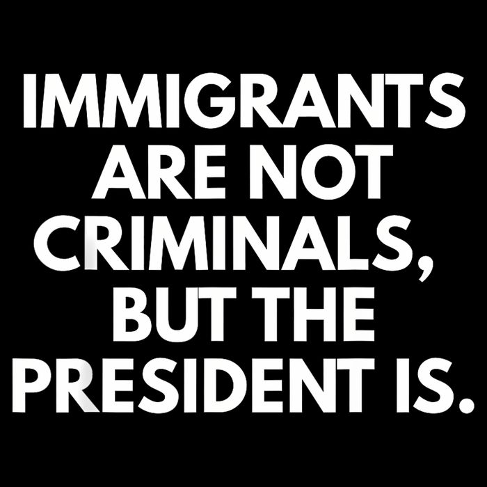 Immigrants Are Not Criminals But The President Is Funny 16 in Basic Backpack